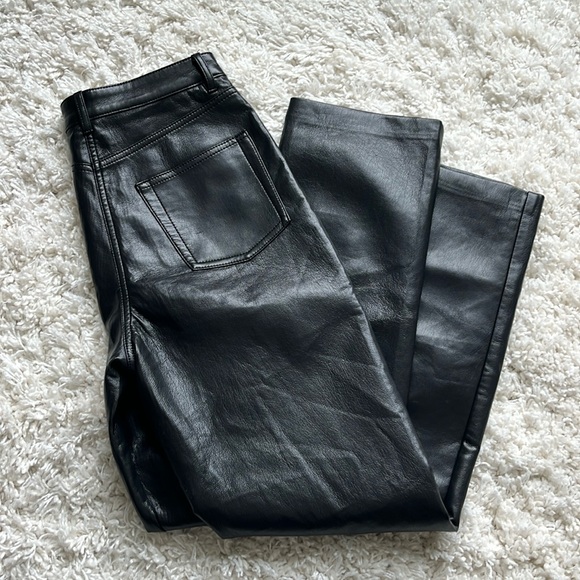 Aritzia Wilfred Leather Pants - Picture 2 of 9